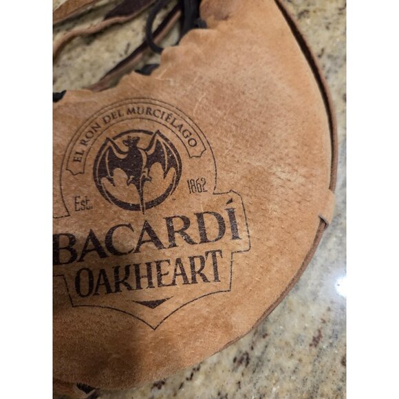 Bacardi Oakheart Leather Wine Gourd Strap Bat - Picture 3 of 11
